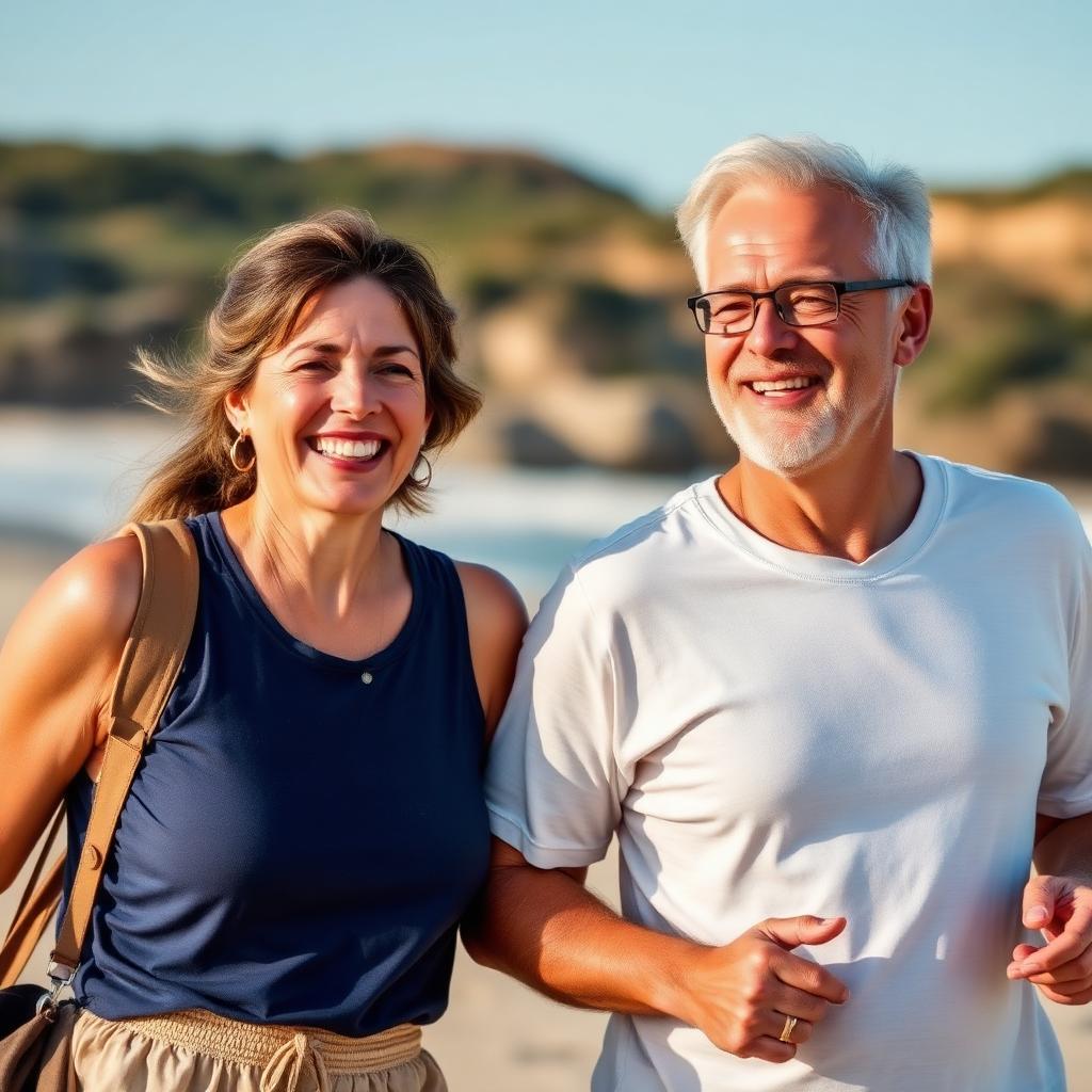 Active Australian couple — lifestyle benefits of Zentava Glycogen Control